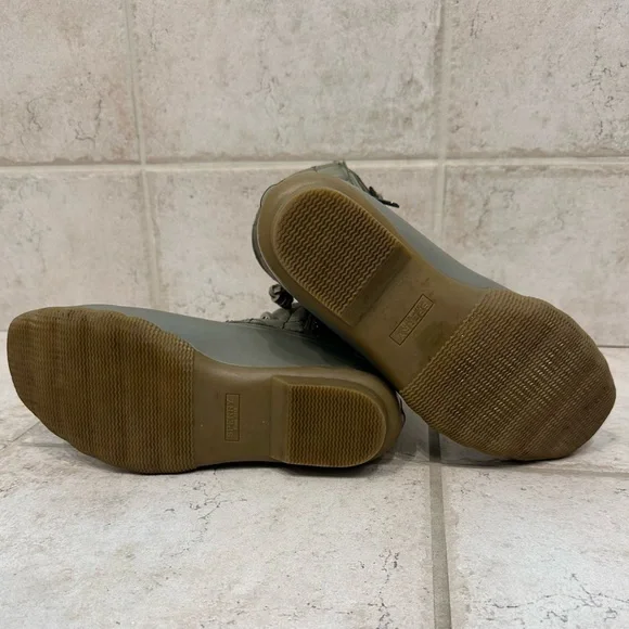Sperry Khaki Lace-Up Duck Boots - Picture 7 of 8